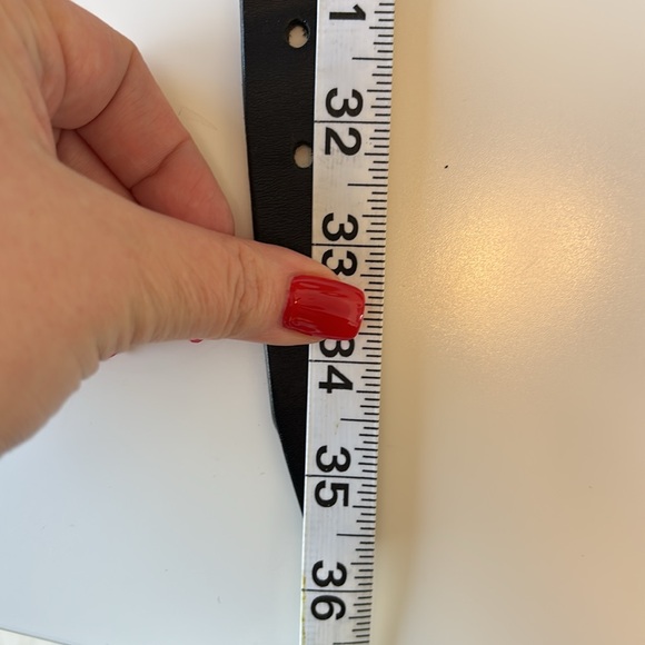 Coach | Vintage #8545 Size Medium Black and Nickel 90’s Belt - Picture 7 of 7